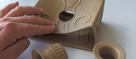 Вакуумное литье пластмасс. Эластичная пластмасса 9070 (SLM Solutions, Германия)